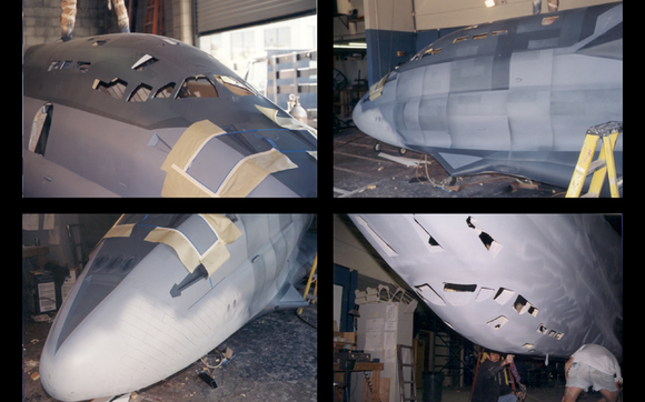 Armegeddon Shuttle Nose Details and Paint